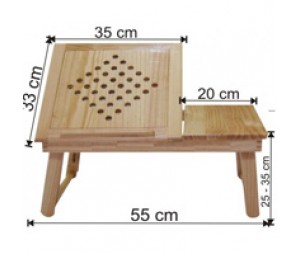 Bàn gỗ laptop đa năng