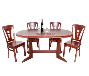 Bộ bàn ghế ăn oval, ghế 98-2