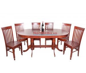 Bộ bàn oval new, ghế 98-2