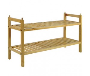 Kệ dép gỗ 2 tầng