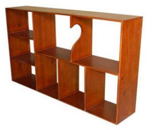 Kệ sách gỗ trang trí treo tường đẹp giá rẻ