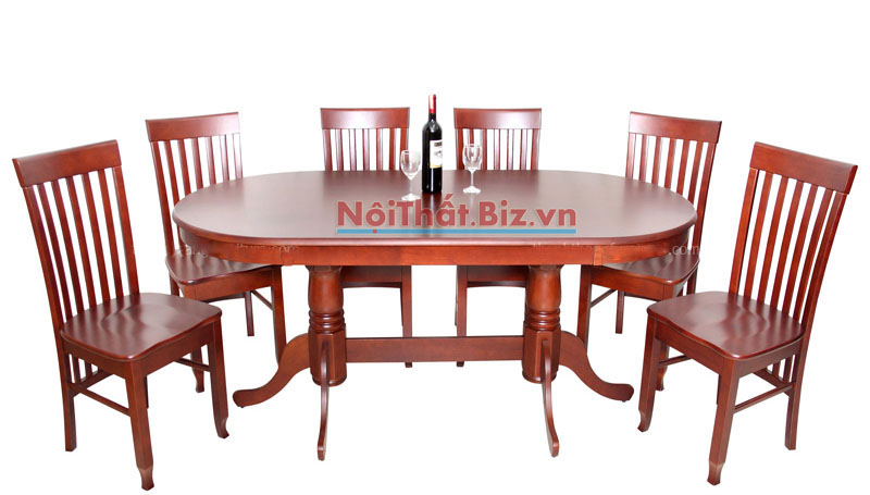 hinh anh bo ban ghe phong an Oval