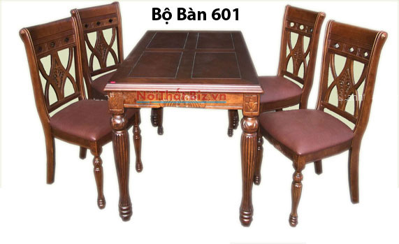 bộ bàn ghế ăn 601