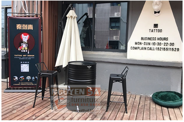 ghe cafe bar tolix C630A