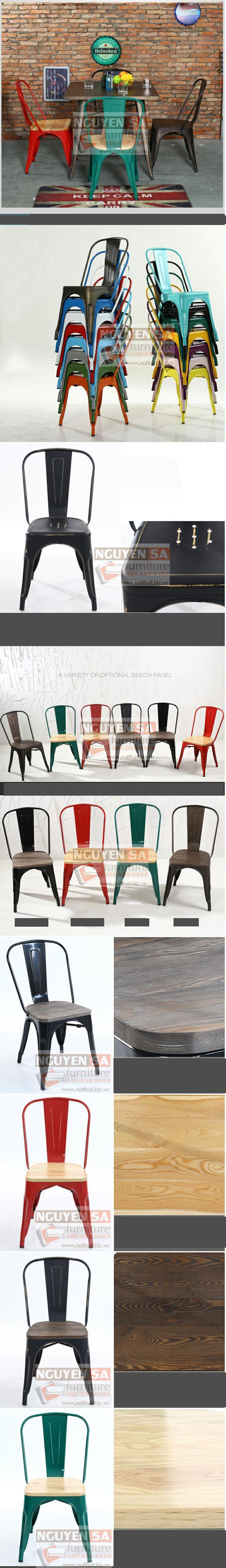 ghế cafe tolix 826