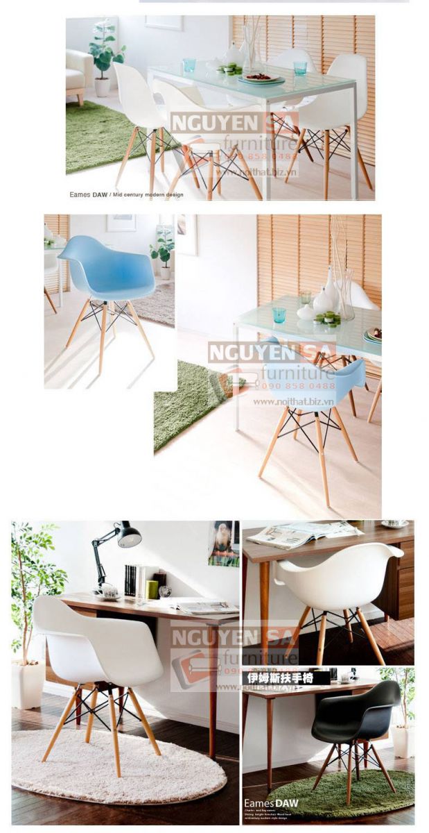 Ghe cafe eames H376B
