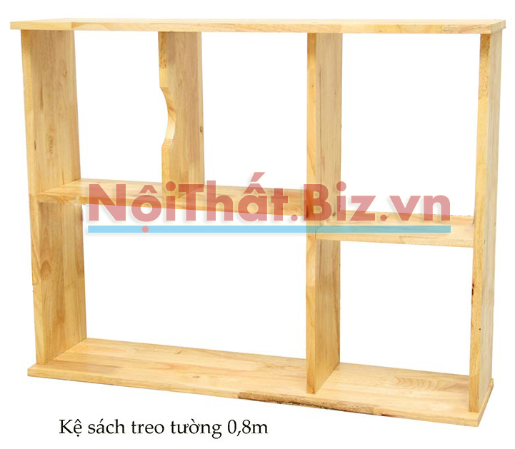 ke sach treo tuong 80cm